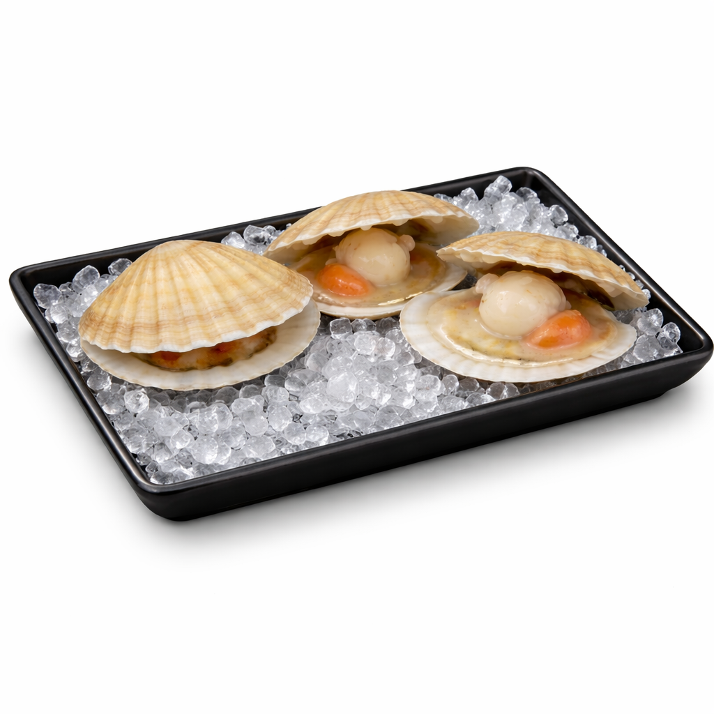 Live Japanese Hotate Scallops (Premium Grade) - 2 Pcs (Pre-Order)